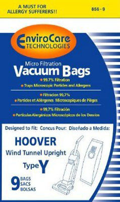 18 Hoover HEPA Allergy Type Y Bags, WindTunnel Upright Vacuum