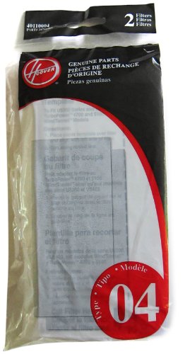 4 each: Hoover Replacement Final Filter (40110004)