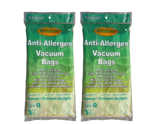 6 Hoover Type Q Part #302982002 Platinum Upright Vacuum Cleaner HEPA