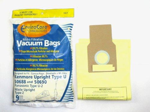 9 Kenmore Upright 50688 and 50690, Panasonic Type U-2 Vacuum Bags…