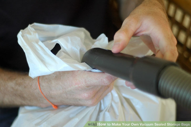 Certain way to put a bag in a vacuum?