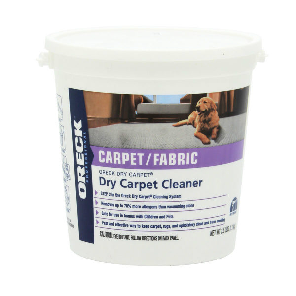Have you used the “dry” carpet cleaning powders such as Oreck or