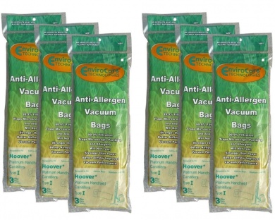 Hoover Bagged Canister Vacuum – 18 Hoover Type I #AH10005 Platinum