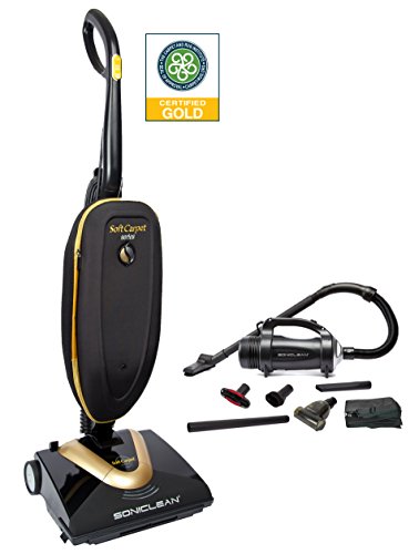 Hoover Bagged Canister Vacuum – Soniclean Soft Carpet Combo: Deep