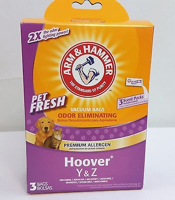 Hoover Bagged Tempo – Arm and Hammer Premium Vacuum Bags – Hoover Y/Z