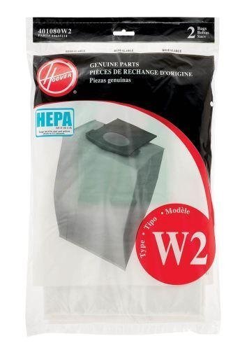 Hoover Bagged Upright – Hoover Type W2 HEPA Bag (4-Pack), 401080W2
