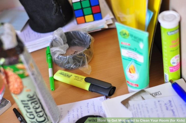 How can I clean my room without getting bored and giving up?