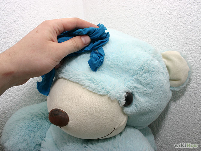 how to clean a stuffed toy at home?