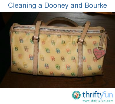 How to clean a white dooney and bourke?