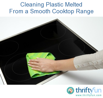 How to get a plastic bag that was melted onto a hot metal surface off?