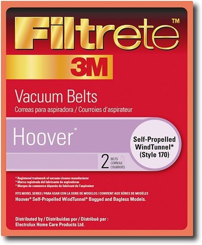 Style 170 Hoover Vacuum Cleaner Replacement Belt (2 Pack)