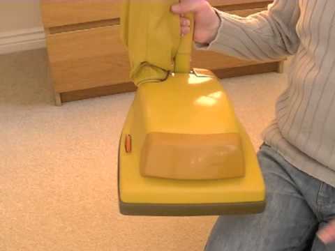 Vintage Hoover Junior U1036 Upright Vacuum Cleaner Demonstration &