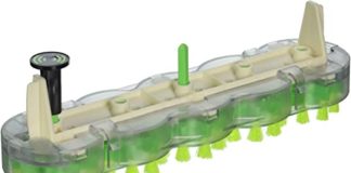 Hoover Brush Block, 5 Bristle Extractor Green,440007359