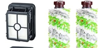 RONGJU 2 Packs Tangle-Free Multi-Surface Pet Brush Rolls…