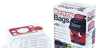 Henry NVM-1CH/907075 HepaFlo Vacuum Bags, Pack of 10