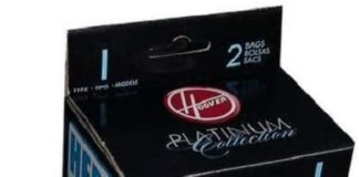 Hoover Type I HEPA Bag (4-Pack), AH10005